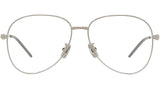 GV Speed Silver Pilot Eyeglasses