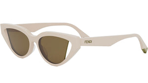 Fendi Way Ivory Cat Eye Sunglasses