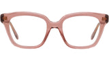 Slim Pink Geometric Eyeglasses