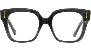 Anagram Black Geometric Eyeglasses