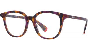 AKA Red Havana Square Eyeglasses