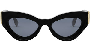 FF Diamonds Black Cat Eye Sunglasses