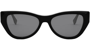 FF Diamonds Black Cat Eye Sunglasses