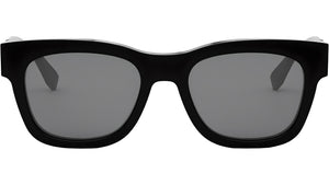 Fendi Diagonal Black Square Sunglasses