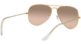 Aviator Gradient RB3025 001/3E Gold Silver Pink