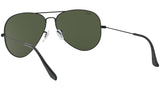 Aviator Large Metal II RB3026 L2821 Black Green