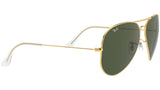 Aviator Large Metal II RB3026 L2846 Gold Green