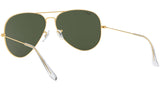 Aviator Large Metal II RB3026 L2846 Gold Green