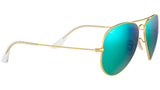 Aviator Flash Lenses RB3025 112/19 Matte Gold Green