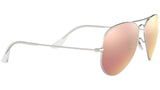 Aviator Flash Lenses RB3025 019/Z2 Matte Silver Copper