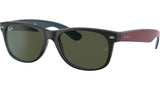 New Wayfarer Bicolor RB2132 matte black green