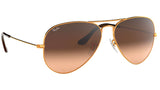 Aviator Gradient RB3025 9001A5 Light Brown