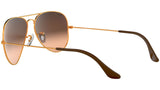 Aviator Gradient RB3025 9001A5 Light Brown