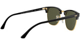 Clubmaster RB3016F W0365 black on arista