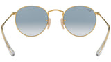 Round Flat Lenses RB3447N gold azure