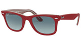 Original Wayfarer Bicolor 0RB2140 red on grey