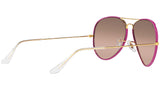 Aviator Full Color Legend RB3025JM 91963E Violet Silver Pink